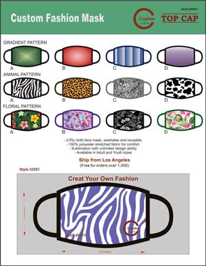 Sublimated Fashion Mask