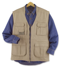 11001  Rip-Stop Cotton Canvas Vest