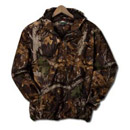 11389  Camo Hooded 1/2 Zip Pullover