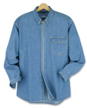 11509  Stonewashed Denim Shirt