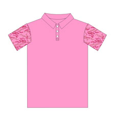 12311  Camo Shoulder Sublimated Polo