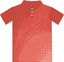 12322  Front Sublimated Polo
