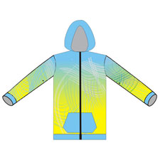 12345  Wind Full Sublimation Hooded Sweatshirt