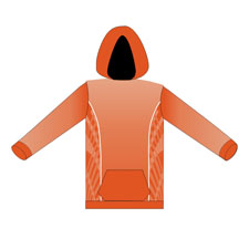 12353  Fountain Full Sublimation Pull Over Hooded Sweatshirt