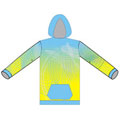 12355  Wind Full Sublimation Pull Over Hooded Sweatshirt