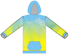 12355  Wind Full Sublimation Pull Over Hooded Sweatshirt