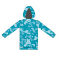 12357  Static Full Sublimation Pull Over Hooded Sweatshirt