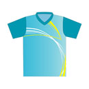 12404  Short Sleeve V-neck Full Sublimated Jersey