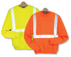 21102  Class 2 Crew Neck Safety Sweatshirt