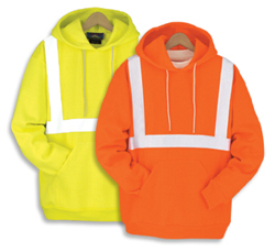 21105  Class 2 Pullover Hooded Safety Sweatshirt