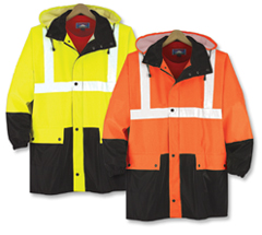 21108  Class 2 High Contrast Safety Parka