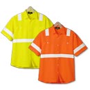 21180  Short Sleeve Safety Workshirt