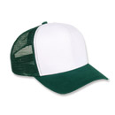 37026  Brushed Cotton Trucker Cap - 6-Panel & White Front