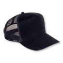 37027  Brushed Cotton Trucker Cap - 5-Panel Solid Front