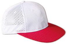 37045  Flat Bill Athletic Mesh Cap