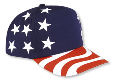 38132  Stars & Stripes Cap - 5-Panel