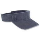 38167  Washed Cotton Visor - Solid Color