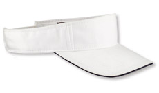 38168  Brushed Cotton Visor - Sandwich Bill