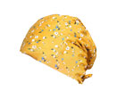 5207  Yellow Floral Scrub Cap