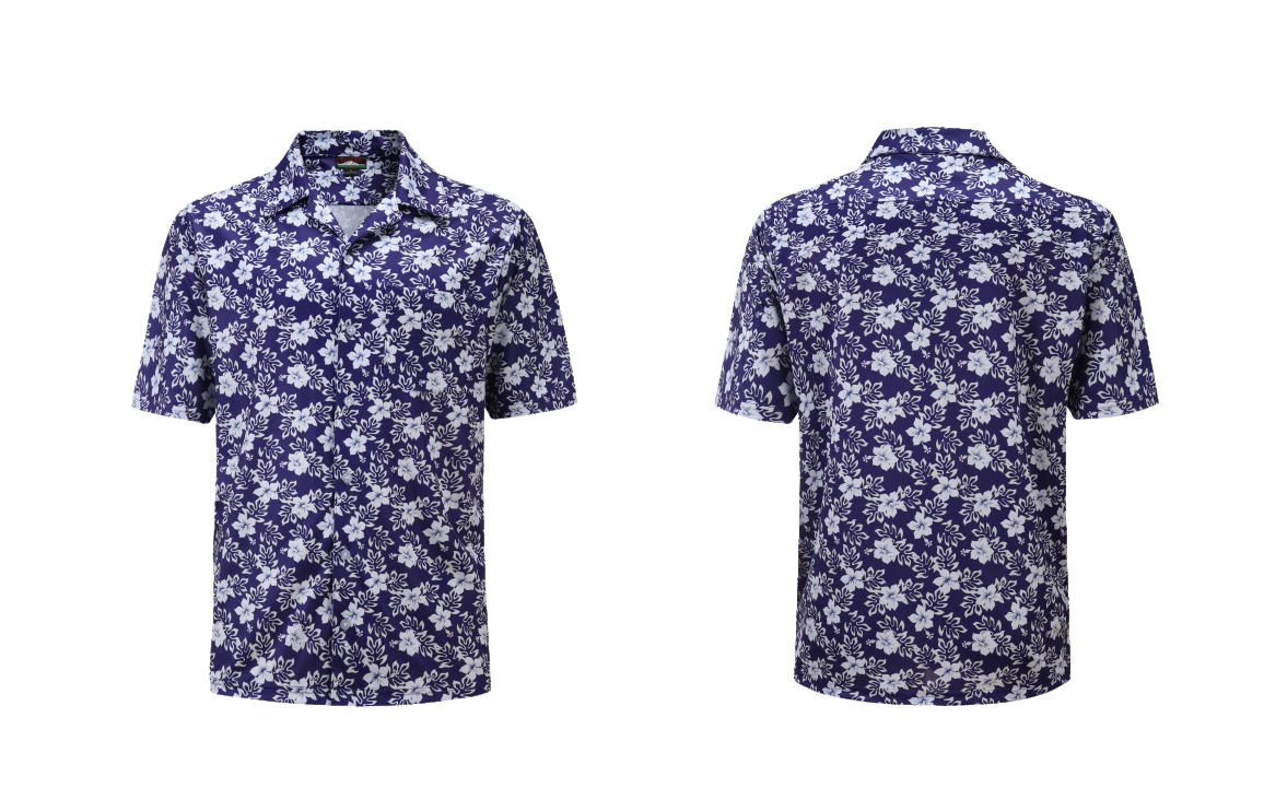 12509 Full Dye-Sub Hawaiian Floral Camp Shirt - Dye-Sub Hawaiian Camp ...