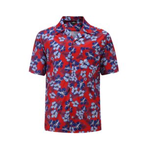 Hawaiian Floral Camp Shirt