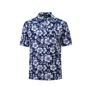 Hawaiian Floral Camp Shirt