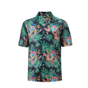 Hawaiian Parrot Camp Shirt
