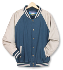 Denim Varsity Jacket - Image 2