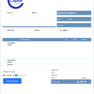Invoice 2608101 Payment